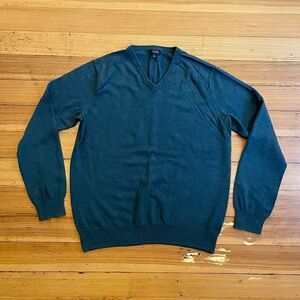 J. Crew cotton cashmere V-Neck sweater. Size S.